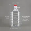 Safe Affordable Oil Packaging Bottles 5L Transparent PET Cooking Oil Bottle Thickened Plastic Liquid Container Wine Storage Barrel 1244 by Ocean Freight