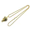 Pendentif Colliers Hip Hop Strass Pavé Bling Glacé Or Tigre Animal Pendentifs Collier Pour Hommes Rappeur Bijoux Goutte