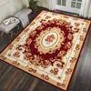 Carpets Luxury European-style Printed Living Room Carpet Sofa Coffee Table Rug Crystal Velvet Fabric Edroom Bedside Anti-slip MatCarpets Car