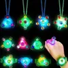 UPS Light Up Toy Bomboniere LED Fidget Bracciale Glow Collana Gyro Rings Finger Lights Neon Compleanno Halloween Natale Goodie Bag Stuffers