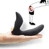 Силиконовая Gpot Spot Anal Butt Plug Vibrator 10 -скоростная простата массаж аны и стимуляция стимуляции сексуальные игрушки для мужчин