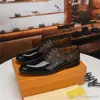 A4 28-stijl luxe herenbedrijf Oxford Leather Shoess Man Dress Shoe Lace Up Driving Shoes Designer Elegant Classic Men Flats Loafers Maat 38-45 Maat 6.5-11