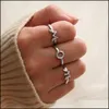 Band Rings Jewelry Design Combination Fashion Adjustable Letters R Open Ring For Women Couple Name Wedding Drop Delivery 2021 Yvlri