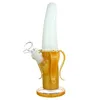 Bang de verre en verre Banane en forme de narguilé huile de gréement de 10 pouces de hauteur avec un bol mâle de 14 mm