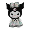Retail Model 2022 Nya fyllda djur 25 cm Fem typer Partihandel Cartoon Plush Toys Lovely Kuromi Dolls