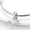 Perle en argent 925 ajustement breloques Pandora bracelet à breloques bouledogue Beagle chien breloques ciondoli bricolage perles fines bijoux