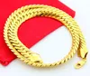 18K Gold Plated Chains Cuba Necklace hip hop encrypted NK chain 10mm 24"