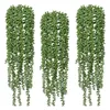 Decorative Flowers & Wreaths Pcs Artificial Fake String Of Pearls Plant Faux Hanging Succulents PlantsDecorative
