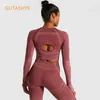 GUTASHYE Conjunto de 2 piezas Ropa de entrenamiento para mujer Sujetador deportivo y mallas Ropa de gimnasia Ropa de yoga atlética 220330