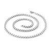 Chains Stainless Steel Halskette Male Collier Box Chain Necklace For Men Women 3/4/5mm Square Rolo Shiny NecklacesChains