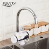 FRUD Electric Kitchen Water Heater Tap Instant varmvattenkran LED Digital uppvärmningskran Tanklös omedelbar vattenvärmare T200423