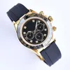 Mens Watches Rolx Factory gold 116505 Stainless steel sapphire glass waterproof super luminous chronograph movement 41mm Montreux luxury X1CDR