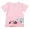 티셔츠 소년 귀여운 만화 디자이너 티 테스 소녀 탑 여름 아이의 옷 어린이면 tshirt 유아 짧은 소매 t 셔츠 2022t 셔츠