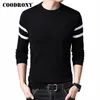 COODRONY Marque Chandail Hommes Casual O-cou Pull Homme Automne Hiver Chaud Tricots Chandails Pull Hommes Jersey Hombre C1011 201126
