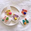 Koreanische Frühling Süßigkeiten Farbe Herz Liebe Haare Clip Girls Ball Barrettes Set Kinder Haarzubehör Kopfbedeckung