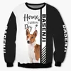 Herren Hoodies Herren Sweatshirts Tier Basenji Hund 3D Gedruckt Jacke Männer/Frauen Harajuku Hoodie Unisex Casual Streetwear Sweatshirt