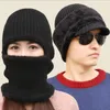 Bérets d'hiver Bonnet Chapeaux Pour Hommes Femmes Avec Épais Polaire Doublé Écharpe Ensemble Chaud Tricot Chapeau Crâne Cap Cache-Cou Et ÉcharpesBérets Wend22