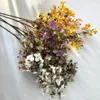 En faux vild hortensia blommor gren konstgjord siden gergony växt 40 "för bröllop mittstycken blommor arrangemang