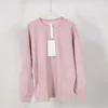 Vestiti da yoga felpe con cappuccio da donna di alta qualità tinta unita autunno maglione sport girocollo manica lunga casual felpe larghe