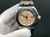 Zegarki najwyższej jakości zegarki zegarki Watches Best Brand prosta luksusowa średnica zegarek 41 mm z ruchem zamka Regulowanego Sapphire wewnętrznego ramki
