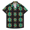 2022 camisas de diseñador de lujo para hombre letra impresa camisa boliche hawaii floral camisas casuales hombres fit de manga corta variedad
