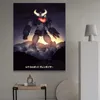 Målningar grendizer vintage robot manga anime canvas konst målning vägg bilder hem dekor ram6636470