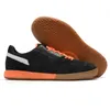 Premier II sala IC Soccer Shoes Indoor Football Boots low Ankle Cleats Black orange botas de futbol