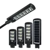 50W 100W 200W 300W Luzes de rua solares Sensor de movimento ao ar livre 3 Modos Luz de parede LED com parede de controle remoto ou montagem