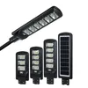 50W 100W 200W 300W Solar Street Lights Zewnętrzny czujnik ruchu 3 tryby Led Wall Light z pilotem do montażu na ścianie lub słupie