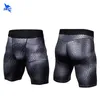 Personalize shorts de compressão de verão para homens que executam calças de calça de praia seca rápida ginástica masculina Fitness Gym calças curtas 220704