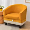 Elastyczna sofa pokrywa solidnego koloru relaks stretch single klubowy na kanapie do salonu do fotela Ochraniacza prania 220615