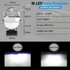 Inne system oświetlenia Bedehon 2 szt. LHD RHD 2022 2,5-calowy obiektyw projektora LED T850 HI lo Belka 6000K Samochód Lentikularny Czarne szkło z napędem