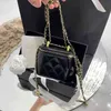2022 New Trend Lingge Chain Makeup Box Bag Bag Bag Leisure Vervent Mini Counter Counter Admale Messenger Bage