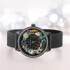 Wristwatches Piece Living Locket Watch For Floating Charms With Clear Crystal AccentWristwatches