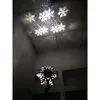 Strings LED US/EU/UK Plug Christmas Decoration Ornaments Xmas Tree Top Projection Lamp Snowflake Pattern Night Light Decor PropsLED