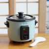 Food Mini Rice Cooker Model Dollhouse Miniature Kitchen Appliances For Barbies Blyth Doll Food Accessories Pretend Play Toys For Kids
