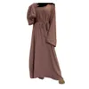 Hot Sell Muslim Long Dress for Womens Without Scarf Caftan Africa Maxi Dresses Plus Size Kaftan Abaya Islamiska Bandage Clothing 6394