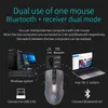 LED mouse wireless 2400 DPI Dual Mode 2 in 1 Bluetooth a corda Bluetooth 5.0   2,4 GHz Desktop Professional Desktop Laptop 220427