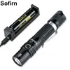 Sofirn SP31 V20 LH351D LED -ficklampa 18650 laddningsbar fackla taktisk kraftfull 1200 lm mini ficklampa 220601
