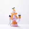 In 2022 the limited edition color reflux hookah oil rig bubbler hookah is 6.2 inches high