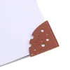 Bookmark Handcrated Cute Cheese Leather Bookmarks For Book Mini Corner Page Marker School Office SuppliesBookmark