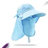 Sunshade Hat Składany Czapki Ultrafioletowe Wide Brim Summer Prędkość Suche UV Kapelusze przeciwsłoneczne Causal Travel Camping Woman Cap GCB15065