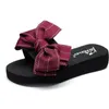 Girls Princess Slippers Kids Beach Fashion Bowknot Sandals Summer Summer Women Home Home Shoes Slippers S183 220426