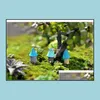 Miniaturowe kreskówki domek drzewa bonsai akcesoria ekologiczne materiał DIY Materiał Moss Terrarium Micro Landscape Ozdoby Wai Garden Drop de de de de de de de de de de de de de de