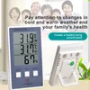 Portable Digital LCD Indoor Outdoor Thermometer Hygrometer Baby Face Display Temperature Humidity Tester Weather Station CX-201A