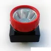 Gruvarbetaresäkerhetslampan 3W gruvdrift Ljusjakt Huvudlampa Fiskehuvudlampan