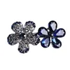 S2868 Fashion Jewelry Butterfly Flower Ponytail Hairpin Spring Hair Clip for Women Girls Bobby Pin Crystal Barrette Metal Hair Grab Barrettes Headdress Accessory