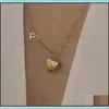 Серьги ожерелье ювелирные украшения 24 K Желтое сплошное золото, наполненное прекрасным сердечным подвесным ожерелья