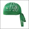 Beanie/SKL Caps hoeden hoeden sjaals handschoenen mode accessoires print patroon fietspap hoofd sjaals in zomerse mannen rennen rijbandana hoofden