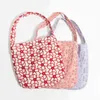Foleble Hafdery Design Tote Shopper Bag Lekkie zmywalne torebki spożywcze Modna TELEFON WAUSK 220616